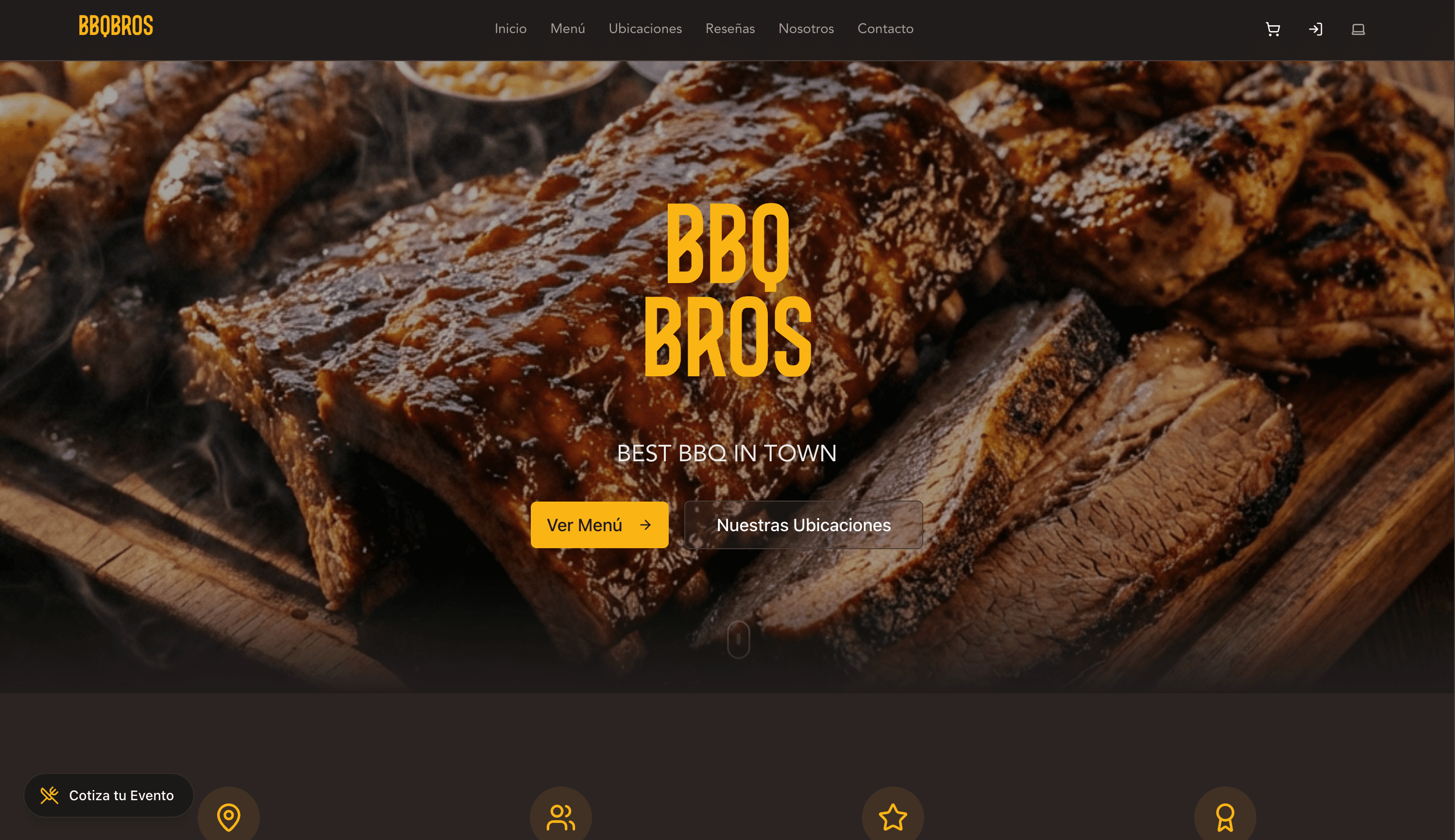 Screenshot del proyecto BBQ Bros